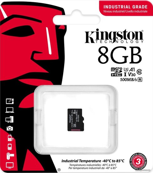 Micro SD 8 Gb Kingston Class 10 UHS-I SDCIT2/8GBSP