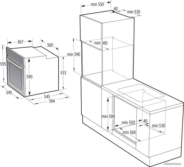 Духовой шкаф Gorenje BOSB6737E06X