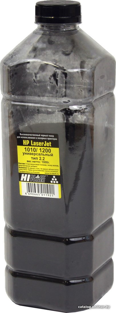 Тонер Hi-Black для HP LJ Универсальный 1010/1200 Тип 2.2, 1кг, канистра