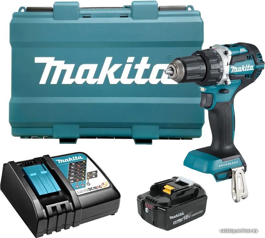 Дрель-шуруповерт Makita DDF484RT