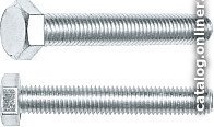 Болт М10х140 мм шестигр., цинк, кл.пр. 5.8, DIN 933 (20 кг) STARFIX SM-17593-20