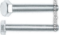 Болт М10х160 мм шестигр., цинк, кл.пр. 5.8, DIN 933 (10 шт в карт. уп.) STARFIX SMC3-17613-10