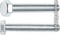 Болт М12х100 мм шестигр., цинк, кл.пр. 5.8, DIN 933 (20 кг) STARFIX SM-19553-20