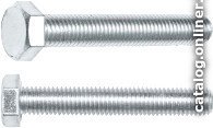 Болт М24х70 мм шестигр., цинк, кл.пр. 5.8, DIN 933 (20 кг) STARFIX SM-31523-20
