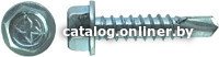 Саморез для фасадных систем 4.8х19 мм цинк, DIN 7504-K (150 шт в пласт. конт.) STARFIX SMP2-72604-150