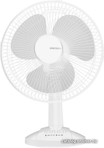 Бытовой вентилятор CENTEK CT-5007 White настольный осевой скорости: 3