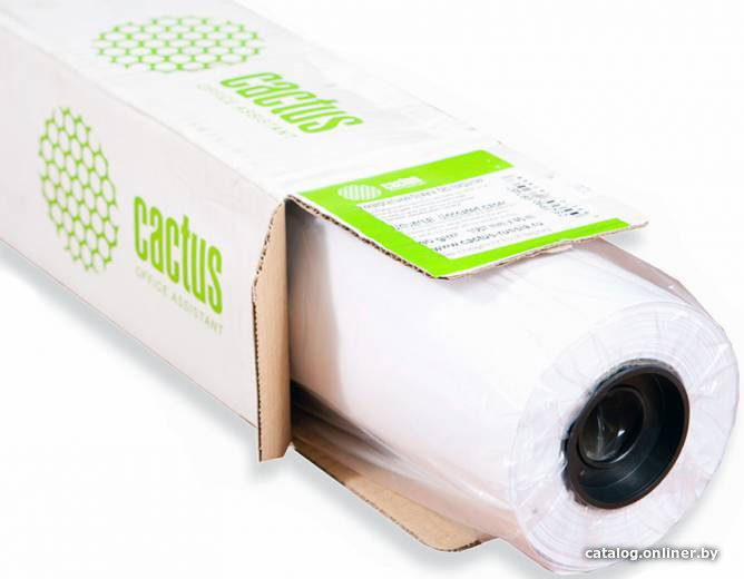 Бумага Cactus Eco CS-LFP80-610457E-4 24"(A1) 610мм-45.7м 80г/м2 CIE155% универсальная втулка:50.8мм (2")