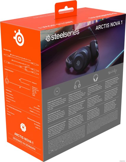 Наушники SteelSeries Arctis Nova 1 Black
