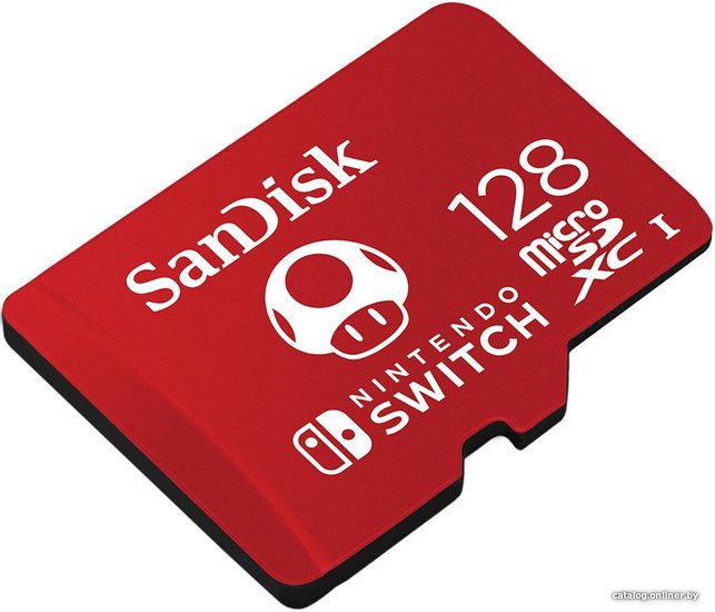 Micro SDXC 128Gb Sandisk UHS-I U3  100 МБ/с Class 10 Nintendo Switch 1 шт. SDSQXAO-128G-GN3ZN