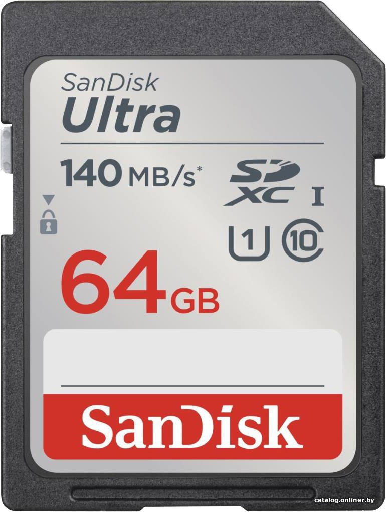 SD 64 Gb SanDisk Ultra SDXC SDSDUNB-064G-GN6IN