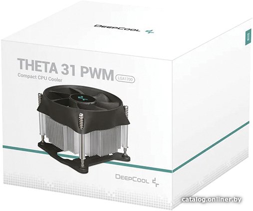 Уценка Системы охлаждения » Для процессоров Intel » Deepcool Кулер Deepcool THETA 31 PWM 1700 LGA1700 (36шт/кор, TDP 95W, PWM, Fan 100mm, Al+Cu, на винтах) (плохая упаковка)