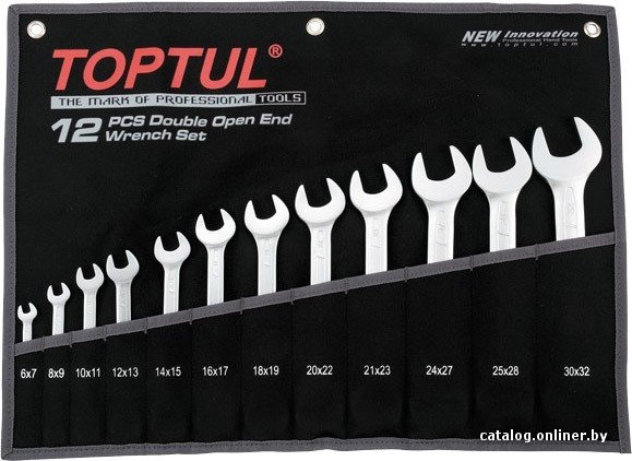 Набор ключей Toptul GPAJ1202 (12 предметов)