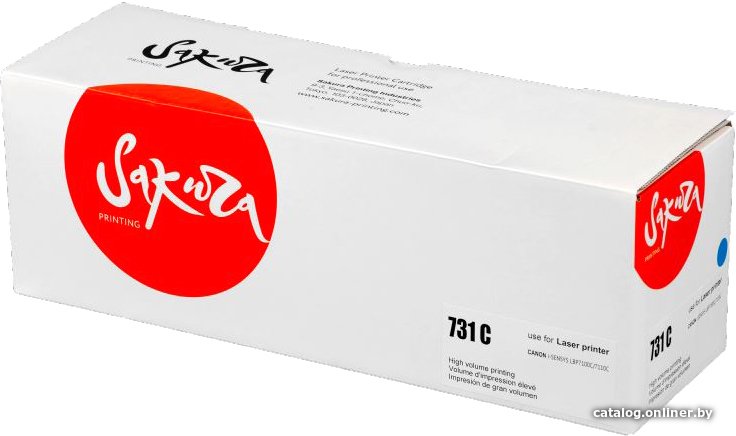 Картридж Sakura SA731C (731C) для Canon i-sensys LBP7100C/7110C, голубой 1500к