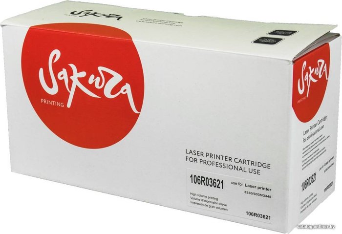 Картридж Sakura SA106R03621 (106R03621) для Xerox WorkCentre 3335/3345 черный 8500к