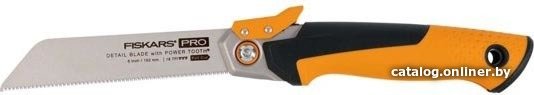 Пила складная Fiskars PowerTooth 150мм 19 зубьев на дюйм 1062932
