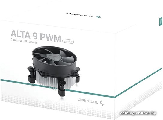 Уценка Системы охлаждения » Для процессоров Intel » Deepcool Кулер Deepcool ALTA 9 PWM 1700 LGA1700 (64шт/кор, TDP 65W, PWM, Fan 92mm) (плохая упаковка)