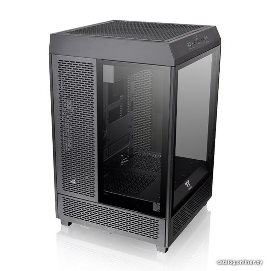 Уценка Корпус Thermaltake плохая упаковка The Tower 500 CA-1X1-00M1WN-00 Black,Win,SPCC,Tempered Glass*3/120mm Standard Fan*2
