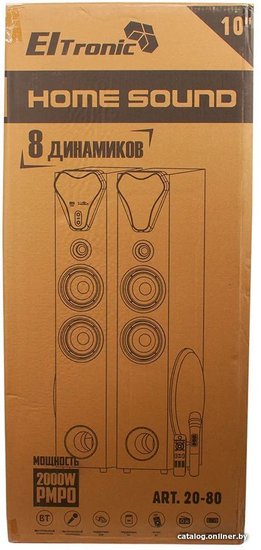 Колонка Eltronic 10 20-80 HOME SOUND черный