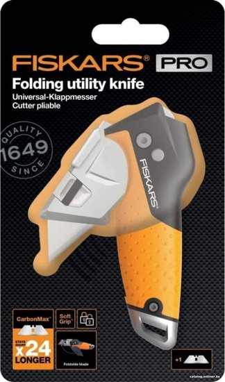 Нож строительный Fiskars CarbonMax 1027224