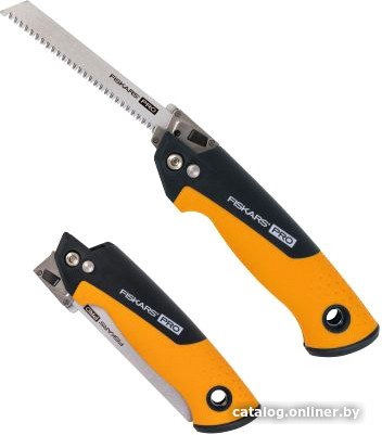 Пила универсальная Fiskars PowerTooth 150мм 2 лезвия 1062934