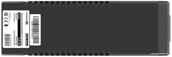 Источник бесперебойного питания ExeGate Power Smart ULB-1000.LCD.AVR.2SH.RJ.USB EX292792RUS