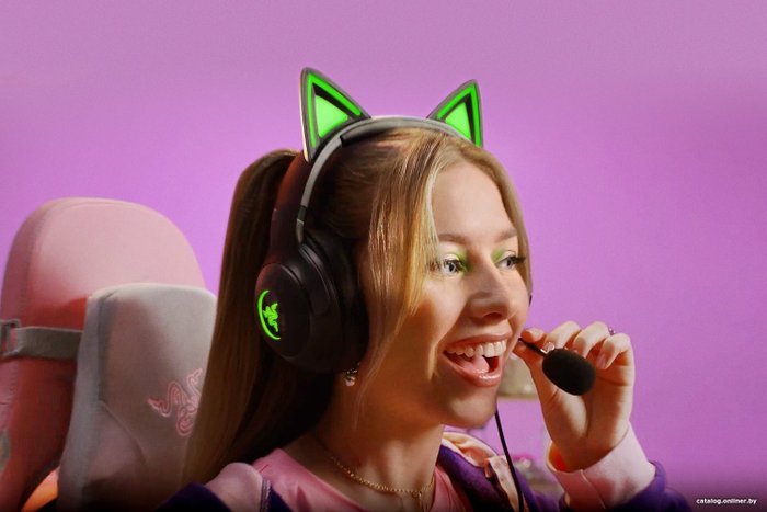Наушники Razer Kraken Kitty V2 Black RZ04-04730100-R3M1