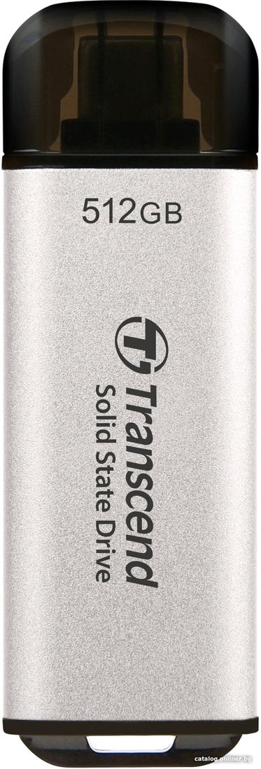 External SSD USB 3.2 Transcend ESD300 512Gb серебристый TS512GESD300S