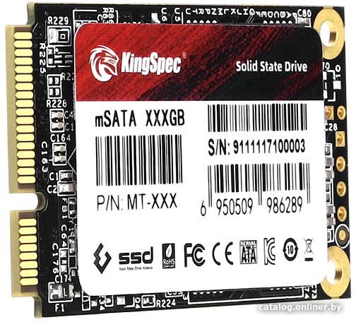 SSD mSATA, SATA 3.0 KingSpec MT-1TB 1TB