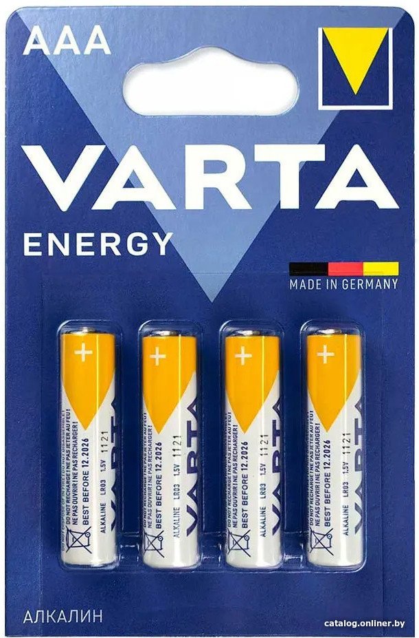 Батарейка - Varta Energy бл. 4 (рус.) 04103213414
