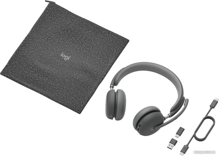 Наушники Logitech Zone Wireless 2 графитовый 981-001311