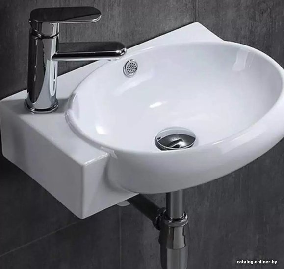 Смеситель для умывальника D35-C, серия 390 ECONOCE (Короткий излив, длина 108 мм, высота 175 мм, монолитный) EC0390