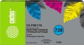 Картридж CACTUS CS-F9K17A, 728XXL, голубой