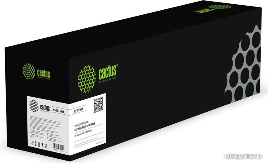 Картридж Cactus 136X CS-W1360X черный (2600стр.) для HP LaserJet M211d/209/233/234