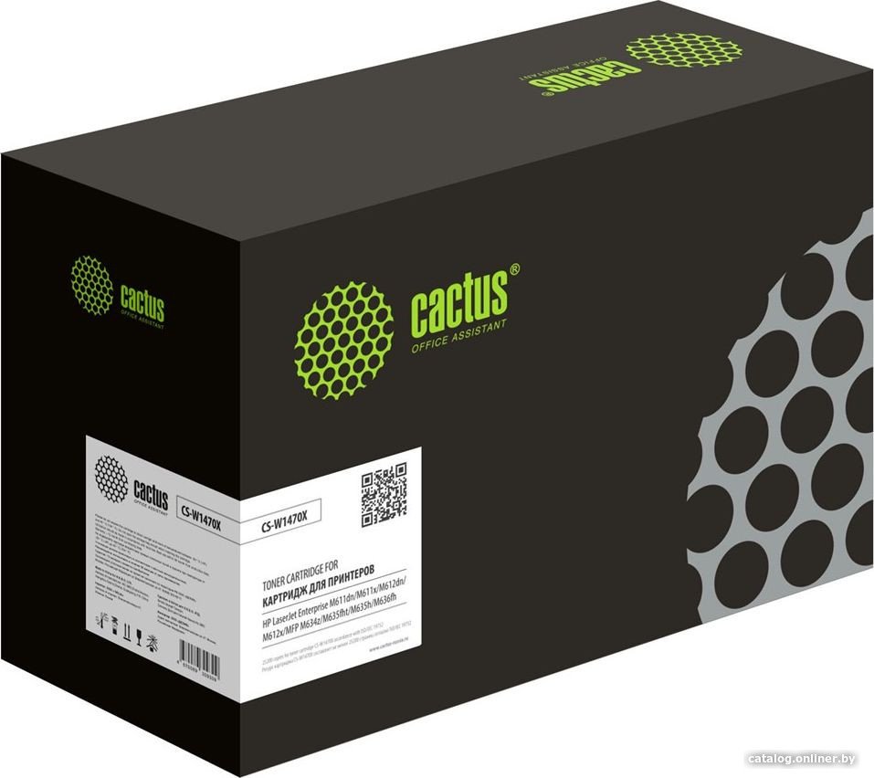 Картридж Cactus 147X CS-W1470X W1470X черный (25200стр.)