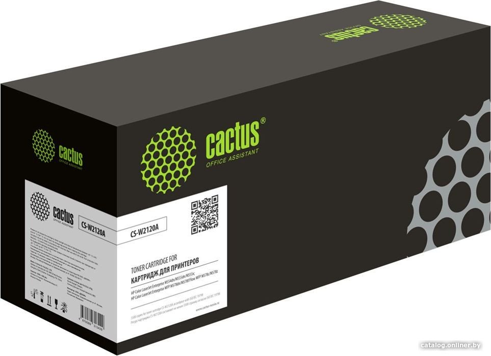 Картридж Cactus 212A, W2120A, черный / CS-W2120A