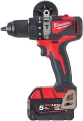 Дрель-шуруповерт Milwaukee M18 BLPD2-502X 4933464517 (с 2-мя АКБ 5 Ач, кейс)