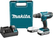 Дрель-шуруповёрт Makita DF488D002 (с 2-мя АКБ, кейс)