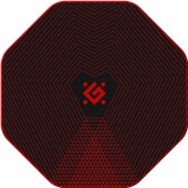 Ковер напольный игровой Defender Tekta черный 50568