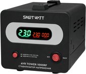 Стабилизатор напряжения SMARTWATT AVR Tower 1000RF черный 4512020370002