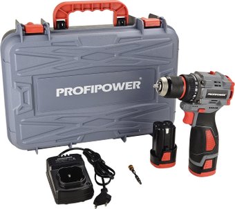 Дрель-шуруповерт Profipower BL-161 (с 2-мя АКБ, кейс)