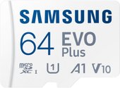 Micro SD 64Gb Samsung EVO Plus UHS-I U1 V10 A1 (MB-MC64SA/CN) + adapter