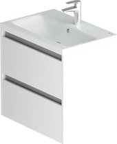 Тумба с умывальником AM.PM Pulse M91-FHX0602-WCC0602WG (белый глянцевый/графитовый)