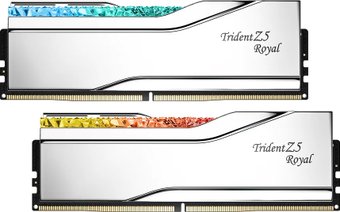DIMM DDR5 96GB (2x48GB) G.Skill TRIDENT Z5 ROYAL RGB 6400MHz F5-6400J3239F48GX2-TR5S CL32 (32-39-39-102) 1.35V