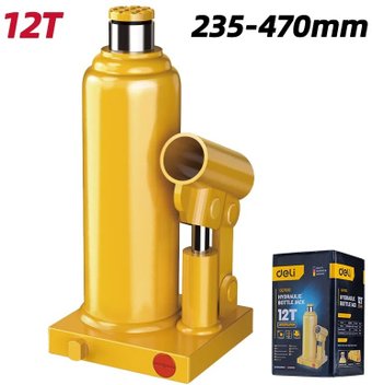 Домкрат бутылочный гидравлический Deli DQ71012