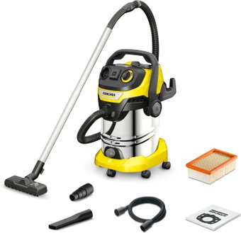 Пылесос строительный Karcher WD 6 P S V-30/8/35/T (YSY), желтый [1.628-381.0] 1.628-381.0