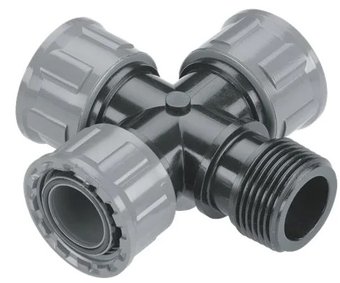 Система полива Соединитель Gardena PRO 02750-20.000.00 для 4-х каналов