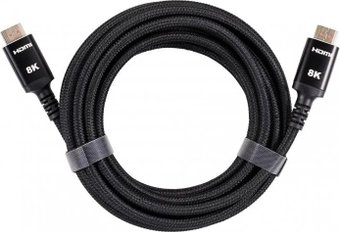 Кабель iOpen HDMI 19M/M,ver. 2.1 8KX60Hz (Econom) оплетка 5m ACG859B-5.0
