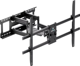 ONKRON M10 кронштейн для телевизора 42"-120" наклонно-поворотный, черный M10 M10