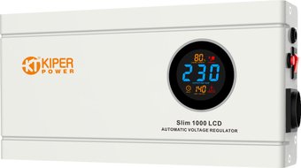 Стабилизатор напряжения Kiper Power Slim 1000 LCD (1000VA/600W)