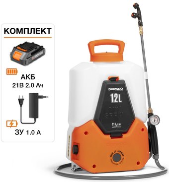 Опрыскиватель Daewoo Power DSA 1221Li SET
